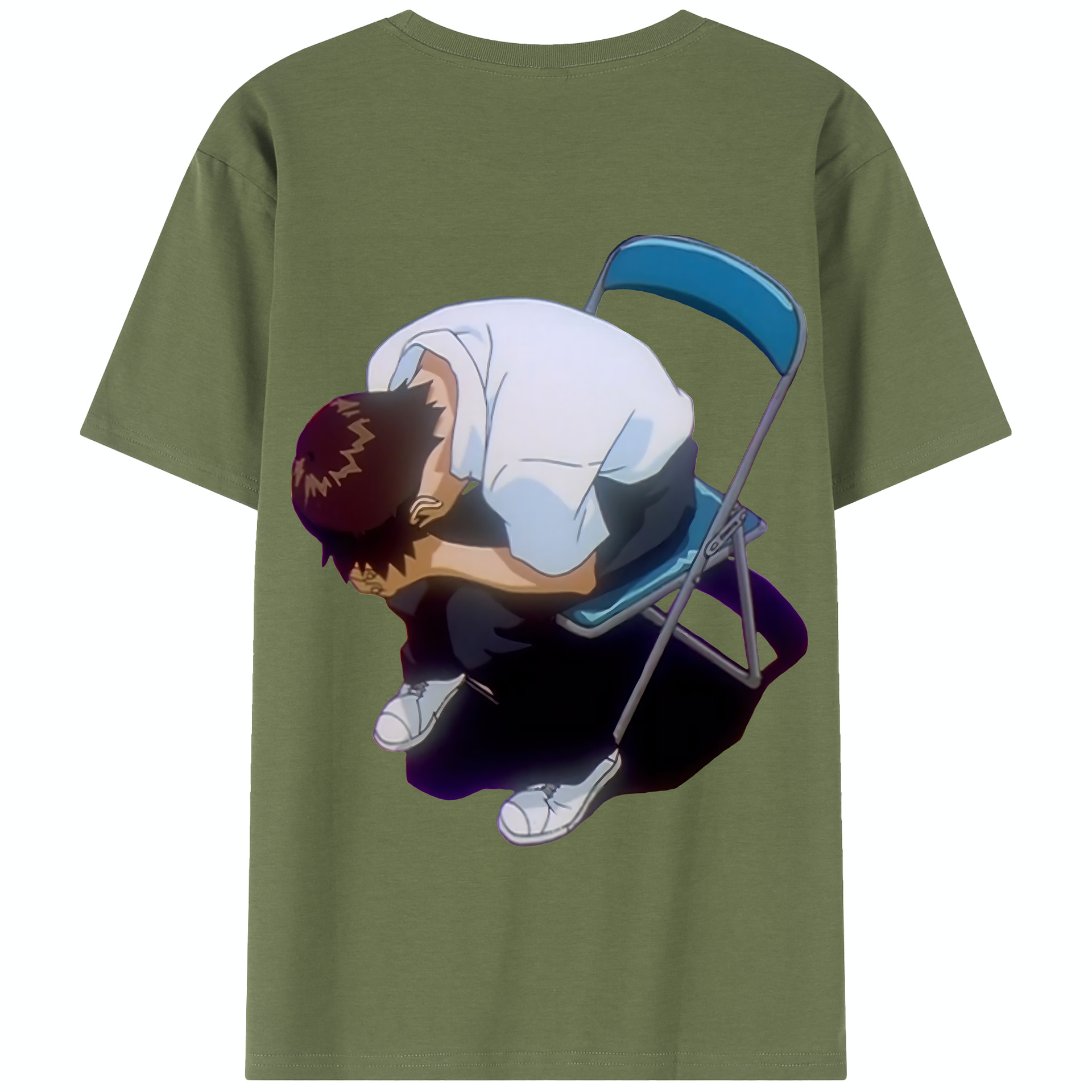 （画像用） EVA 新世紀エヴァンゲリオン 綿100％半袖Tシャツ（背面プリント）